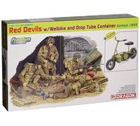 Dragon Models 1/35 Red Devils with Welbike and Drop Tube Container, Arnhem 1944