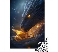Dragon Mother And Baby Puzzle Giochi 1000 Pezzi Regalo Per Lui E Per Lei Arte Interesting Puzzle Adulti Foto 70x50cm/1000pcs