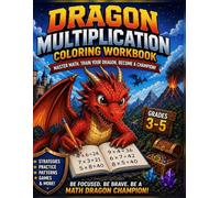 Dragon Multiplication Coloring Workbook