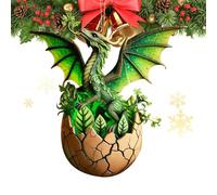 Dragon Ornament - Christmas Ornament | Acrylic Ornament | Acrylic Dragon Fantasy Christmas Pendants, Home Decor for Christmas Tree, Tree Pendants for Christmas Decoration - Christmas Tree Decor