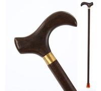 Dragon & Phoenix Head Collezione Bastone da Passeggio In Legno con Estremità In Gomma per Uomini e Donne Ergonomico - Regalo per Anziani(Curved handle style,Ht.161-165 cm)