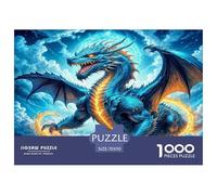 Dragon Puzzle 1000 Pezzi Regali Per Gli Amanti E Gli Amici 1000 Teile Fairy Tales Giochi Educativo E Giocattoli Sfida Regalo Divertente Gioco Per Famiglie Für Erwachsene Und Kinder Ab 8 Jahren 70x50cm