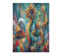 Dragon Puzzle 500 Pezzi Relax Solitario Post Lavoro Science Fiction Rompicapo Per Momenti Di Pace Attività Antistress Naturale Regalo Per Chi Ama 500 PCS