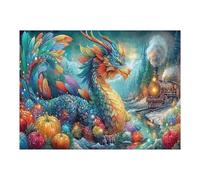 Dragon Puzzle 500 Pezzi Rompicapo Creativo Artistico Science Fiction Stimolo Della Creatività Attività Per Il Tempo Libero Regalo Per Persone Creative 500 PCS