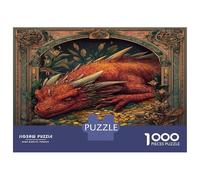Dragon Puzzle Intrattenimento Creativo 1000 Elementi Giochi Mythical Animals Puzzle Relax Decorazione Perfetta Sfide Divertenti Per Adulti 70x50cm/1000pcs