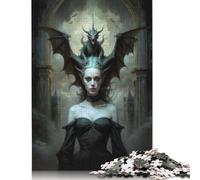 Dragon Queen Puzzle Impossibili 1000 Pezzi Decorazione Per La Casa. Rilassamento E Intelligence Per Adulti E Ragazzi Da 14 Anni 1000pcs (75x50cm)