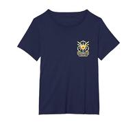 Dragon Quest I & II HD-2D Remake Erdrick Trilogy Maglietta, Donna Plus-Size, Navy, 5X