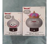 Dragon Quest Metal Slime Metal King Sensor Light 2 Set Grigio Quadrato Enix G...