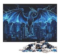 Dragon Quest Puzzle Difficult Challenge 100 Percent Recycled Cardboard Jigsaw Puzzle for Women Men Mother's Day Gifts 38x26cm/1000pcs