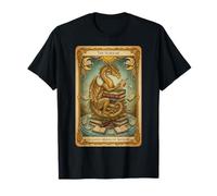 Dragon Reading Books Vintage Book Lover Bookworm Maglietta