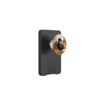 Dragon Reading Books with Fall Pumpkin Fantasy Theme PopSockets PopWallet per MagSafe