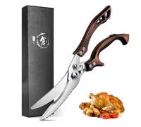 DRAGON RIOT Forbici da Cucina Professionali con Confezione Regalo, Trinciapollo Professionale Inox, Forbici da Cucina Acciaio Inox Multiuso per Pollo, Carne, Tacchino, Pesce, Regalo di Natale