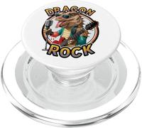 Dragon rock, chitarra and roll, rocker, musica, rock star PopSockets PopGrip per MagSafe