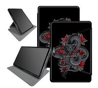 Dragon Roses Custodia per Microsoft Surface Go 3 2021 / Surface Go 2 2020 / Surface Go 2018 Tablet da 10 pollici, rotazione a 360 gradi con angoli di visione multipli custodia con auto sleep/wake