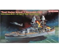 DRAGON SCALE VARIE KIT NAVE U.S.S ARIZONA BB 39 PEARL HARBOR ATTACK MODELLINO