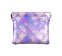 DRAGON Scales - Borsa da donna in pelle, impermeabile, organizer per oggetti personali per donne, ragazzi e ragazze, Scaglie di drago viola scintillanti, 1 size, moderno