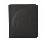 Dragon Scudo - Scheda Codex Zipster Legante Small - Iron Grey - Inglese