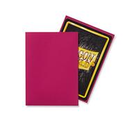 Dragon Shield, 100 custodie protettive opache, dimensioni standard, colore magenta opaco