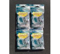 Dragon Shield 4confezioni 100 Sleeves Interne Perfect Fit Clear Interne Aderenti