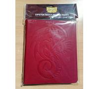 Dragon Shield Album Anelli Zipster Regular 20 Pagine 9 Tasche Blood Red 360