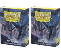 Dragon Shield Arcane Tinmen 15157 Dual Matte: Wisdom 60 Count - Maniche giapponesi (Confezione da 2)