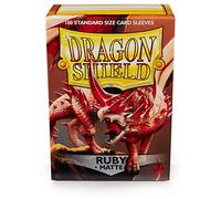 Dragon Shield Matte- Ruby (100 ct.) In Box