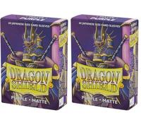 Dragon Shield ART11109 Japanese Size Sleeves 60pk, Matte Purple (Confezione da 2)