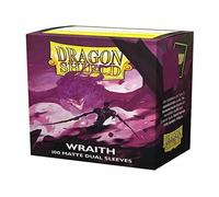 Dragon Shield AT-15056 Standard Size Dual Matte Wraith (100 Sleeves) Matte Wrait