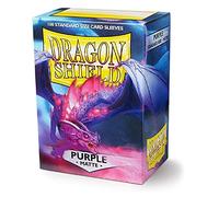 Dragon Shield Bustine per carte da 100 ct viola opaco, formato standard, confezione singola