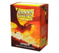 Dragon Shield Bustine Per Carte Dual Matte Ember Alaric Revolution Kindler 100 Bustine