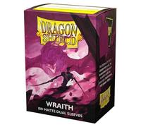 Dragon Shield AT-15056 Standard Size Dual Matte Wraith (100 Sleeves) Matte Wrait