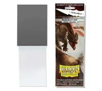 Dragon Shield AT-13223 Standard Size Sleeves 100pk-Smoke (15 Count), Sealable Smoke