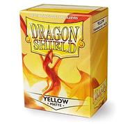 Dragon Shield Bustine porta carte giallo opaco standard da 100 ct, confezione singola