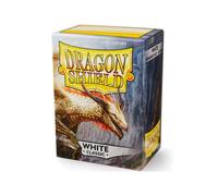 Dragon Shield Classic Bianche Buste Carte 100ct Lucide Dimensioni Standard