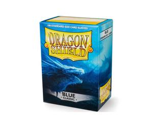 Dragon Shield Classico Blu Manicotti Per Carte Taglia Standard 100ct Lucido