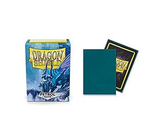 Dragon Shield | Custodie opache per carte di dimensioni standard | 100 PZ - Custodie TCG premium lisce e resistenti | Compatibili con Pokemon, Flesh & Blood, One Piece e Magic The Gathering | Petrol
