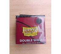 Dragon Shield Double Shell Deck Box 150+ Blood Red Rosso Protezione Carte
