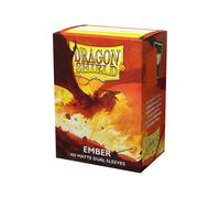 Dragon Shield Dual Matte Ember Standard Manicotti Carta 100 Pezzi