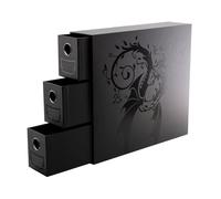 DRAGON SHIELD FORTRESS 3 CARD DRAWERS VERTICAL BLACK - Portacarte Verticale NERO