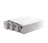 DRAGON SHIELD FORTRESS 4 CARD DRAWERS HORIZONTAL WHITE - Portacarte BIANCO