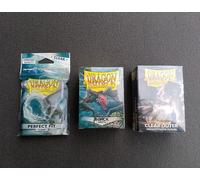 Dragon Shield Kit Triple Sleeving Perfect+Matte Black+Matte Outer Clear Magic