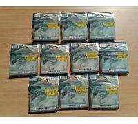 Dragon Shield Lotto 10x100 Sleeves Perfect Fit Clear Sideloader Mtg Pokémon Size