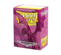 Dragon Shield- Maniche Magenta Opaco (100) Bustine per Carte, Colore Count, 1