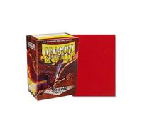 Dragon Shield Matte, Crimson 200 Titolare della Carta, Maniche (2 Packs, 2x100)