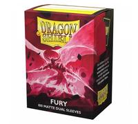 Dragon Shield - Matte Dual Fury Alaric Crimson King (Fuchsia) 100 CT Standard Si