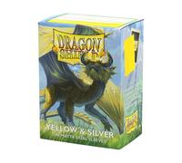 Dragon Shield: Matte - Dual Yellow & Silver (100)