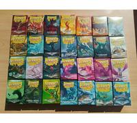 Dragon Shield Matte Lotto 28x100 Sleeves Standard Size Mtg Pokémon Multi Color