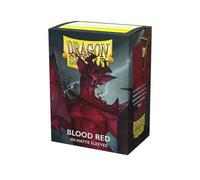 Dragon Shield Matte Sleeves Standard Size- Blood Red (100)