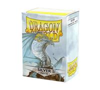 Dragon Shield - Matte Standard Size Sleeves in Plastica 100Pk - Silver