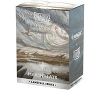Dragon Shield MTG Opaco Doppio Arte Maniche Landfall Serie - Marsh Basse (100CT